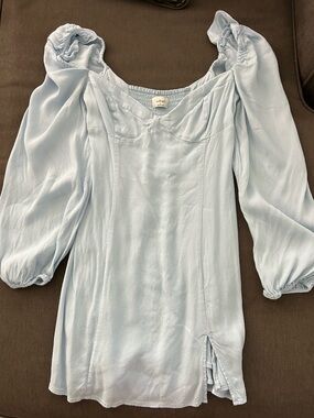Aritiza Wilfred Novella Dress in light blue size 6